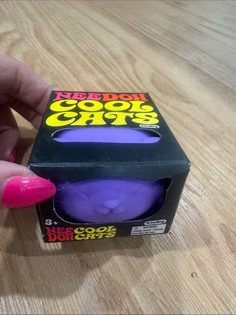 Needoh Cool Cats Purple Cat Stress Toy by
